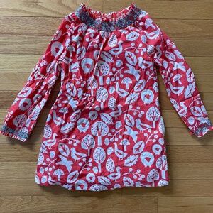 Mini Boden pink farm dress